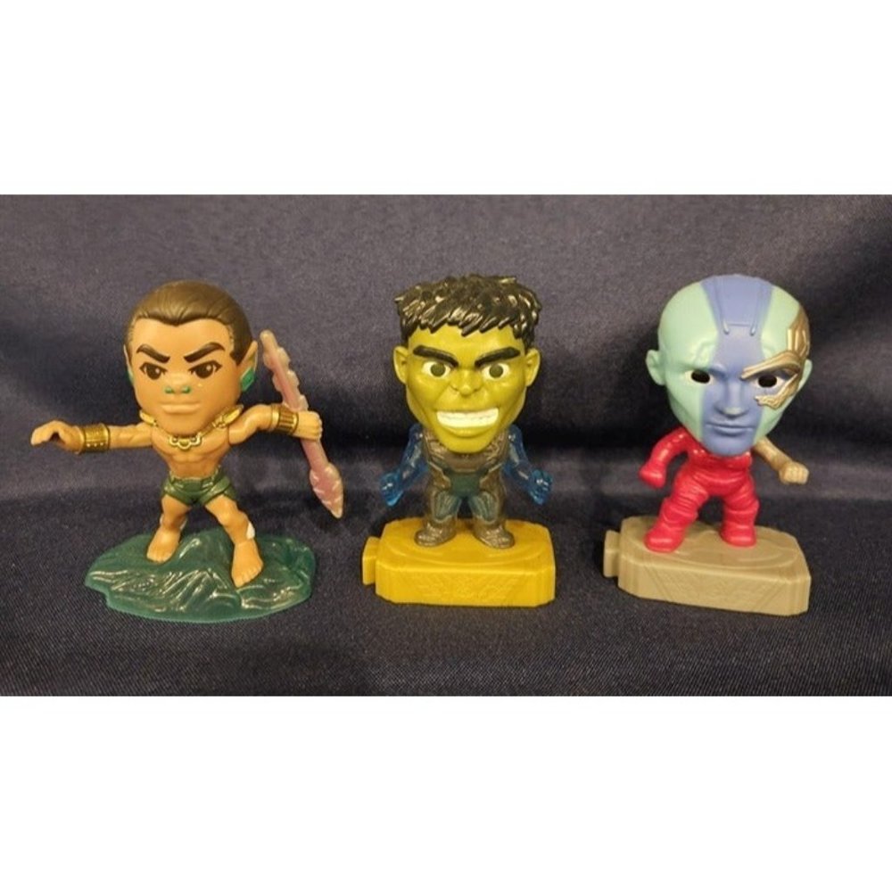 2019/2022 Marvel Hulk, Namor, Nebula Characters Connect Toys Lot of‎ 3 (2d3)